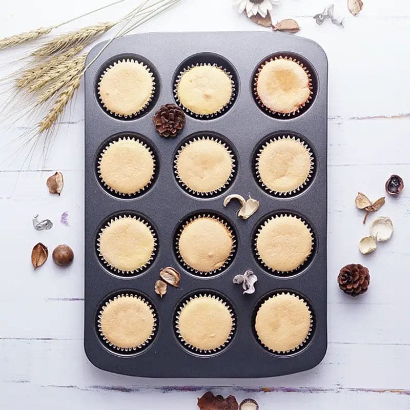 Non Stick Muffin Tray, Cupcake Muffin Tart Shells Mold, Cupcake Baking Tray, Bakeware Kitchen Accessories, Baking Pan Tool, Round Biscuit Pan Non Stick Muffin Tray, Cupcake Muffin Tart Shells Mold, Cupcake Baking Tray, Bakeware Kitchen Accessories, Baking Pan Tool, Round Biscuit Pan